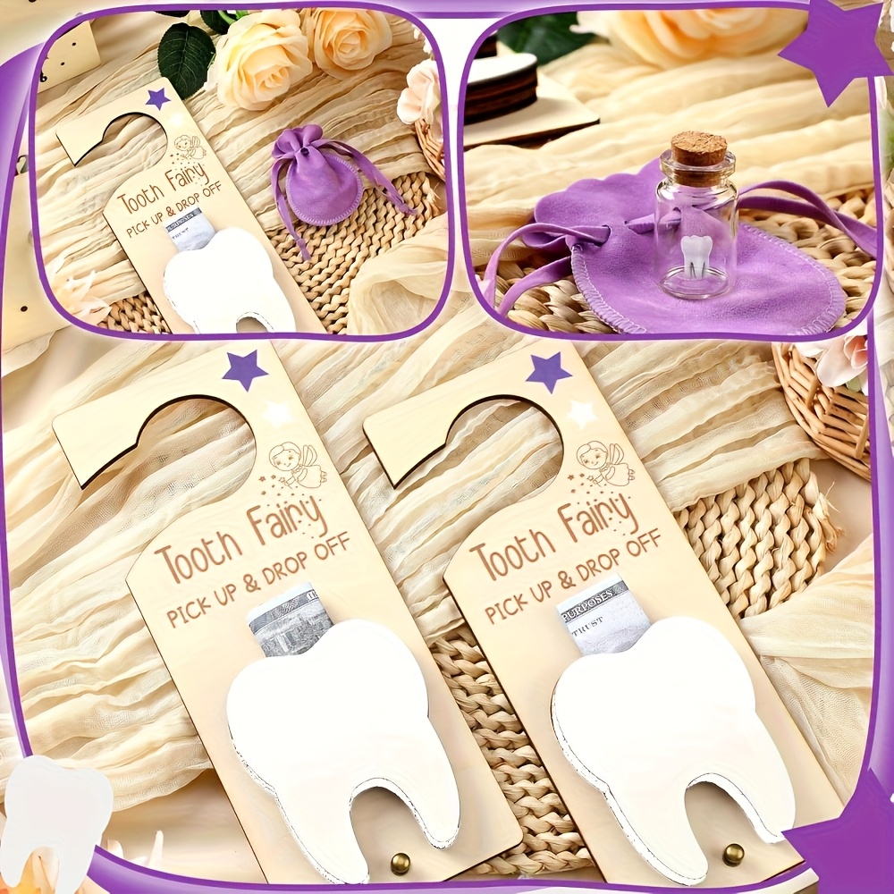 Zwitsal Baby Products - 치아요정 문패 장식, 유치 보관함 세트
