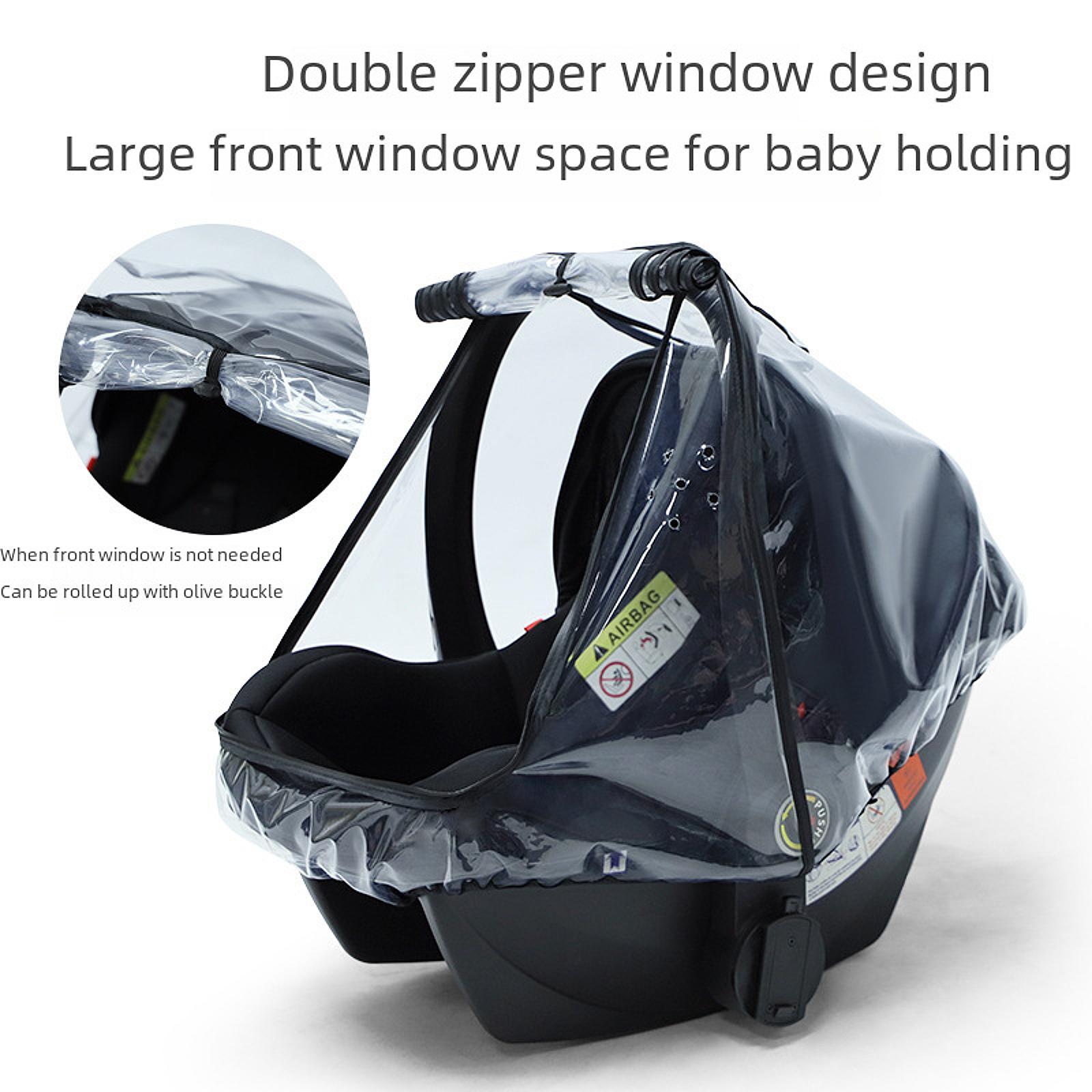 Infant Car Seat Cover - 휴대용 아기 카시트 레인커버 EVA 소재
