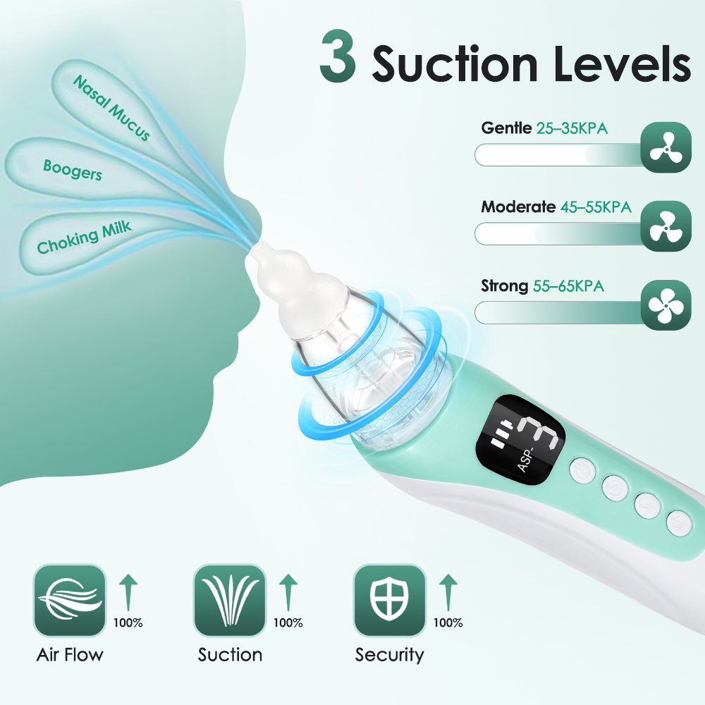 전동 아기 코 흡입기 콧물 흡입기 코딱지 제거기 3단계 - Nasal Aspirator 리뷰 및 가격