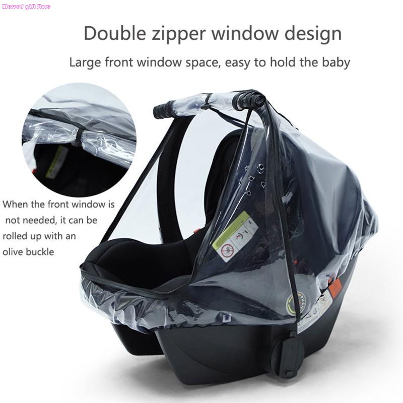 D0JC 아기 자동차 좌석 레인 커버 식품 학년 EVA - Infant Car Seat Cover 리뷰 및 가격