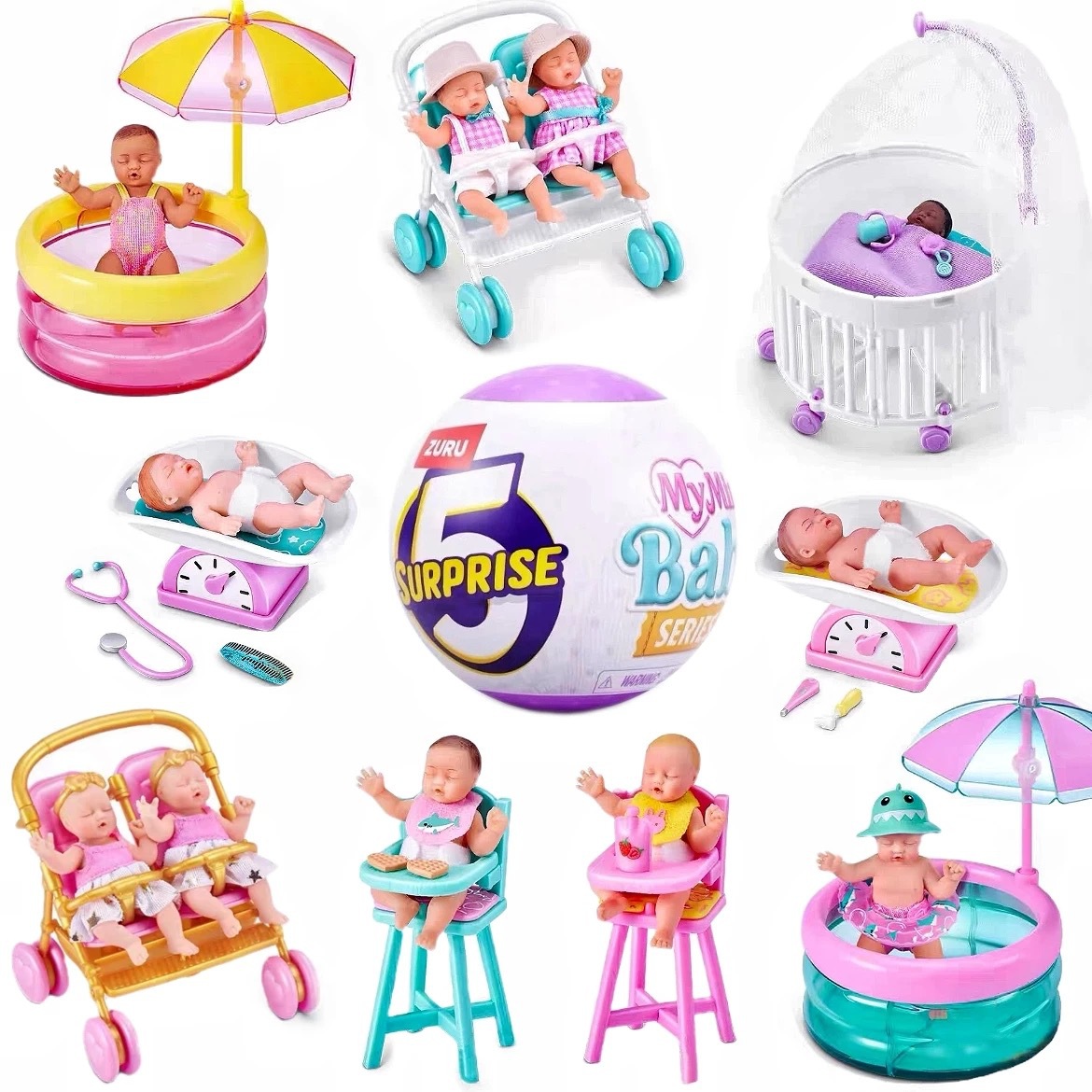 주루 5, 깜짝 선물! 미니 베이비 시리즈 2, 미스터 - Baby Products Toys 리뷰 및 가격